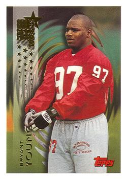 Bryant Young San Francisco 49ers 1994 Topps NFL Rookie Card - Draft Pick #356